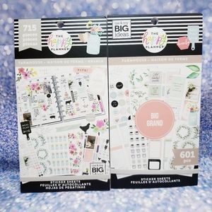 Farmhouse Sticker Book Set Happy Planner N…